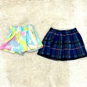 Shorts and skirt bundle